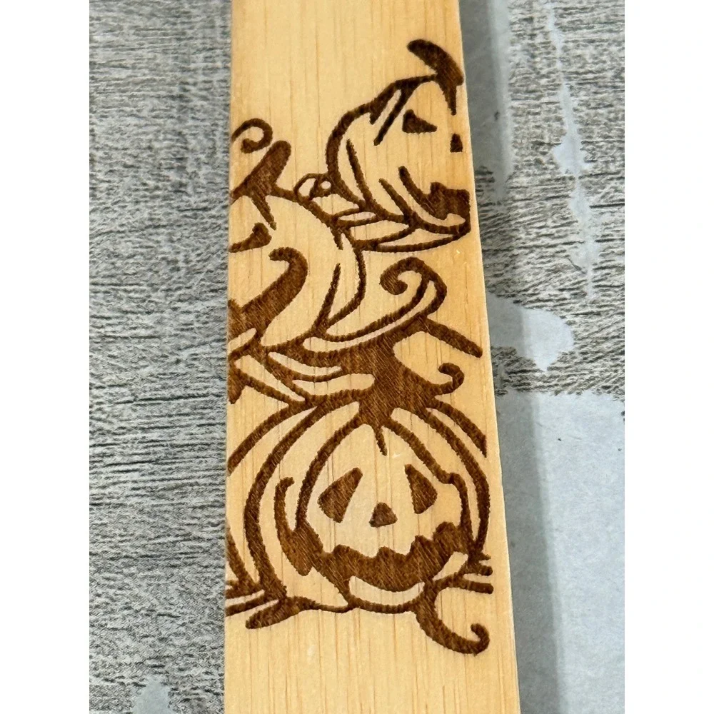 Nightmare Before Christmas Inspired Bamboo Utensil Set 4 Pc Halloween Decor